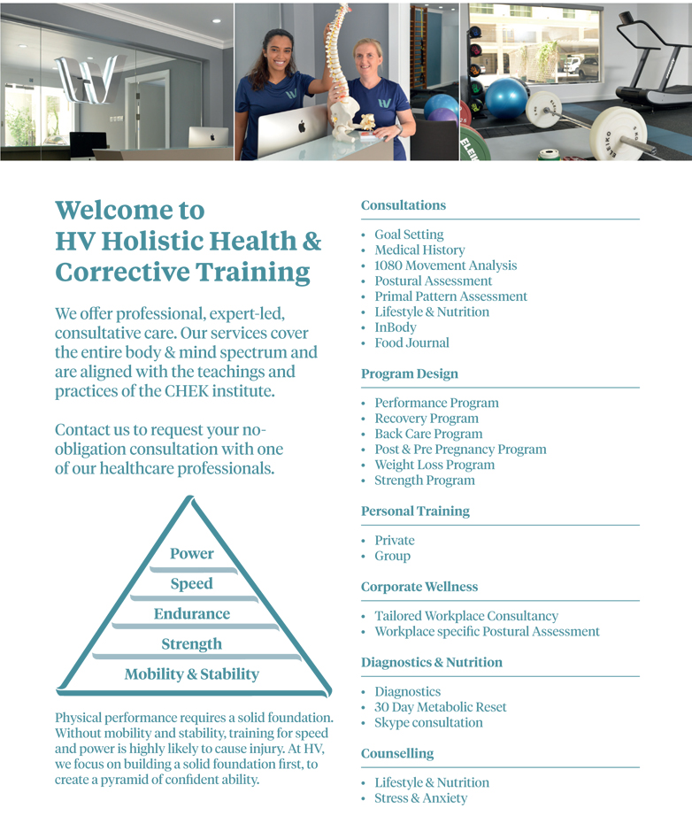Holistic Health & Corrective Training 